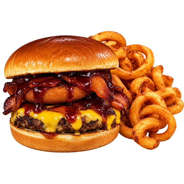 Lucky's BBQ Burger.