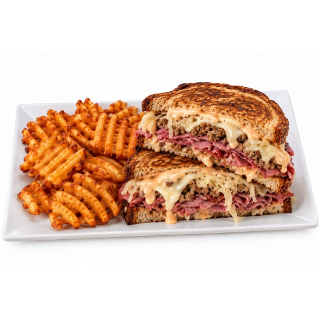 Reuben Burger Melt.