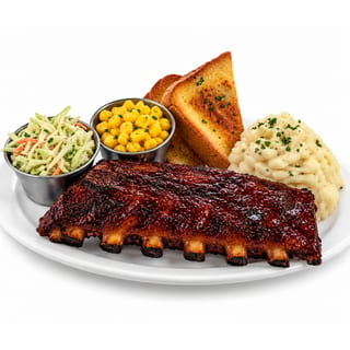 1/2 Rack of BBQ Ribs