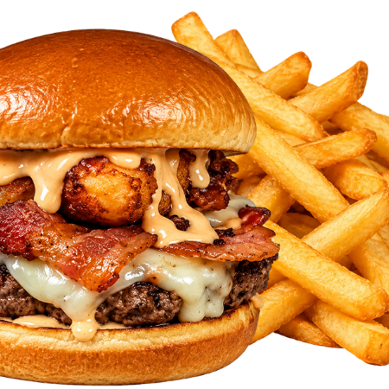 Indulge in Our Cheeseburger