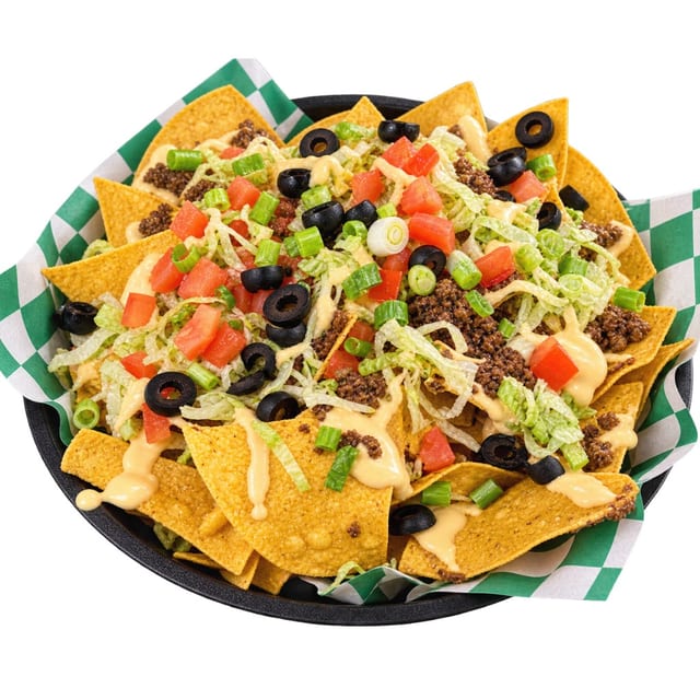 Lucky's Deluxe Nachos.